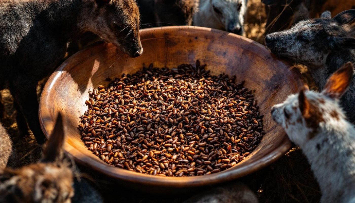 Animaux sauvages - Peut-on nourrir tous les animaux avec des insectes séchés ?